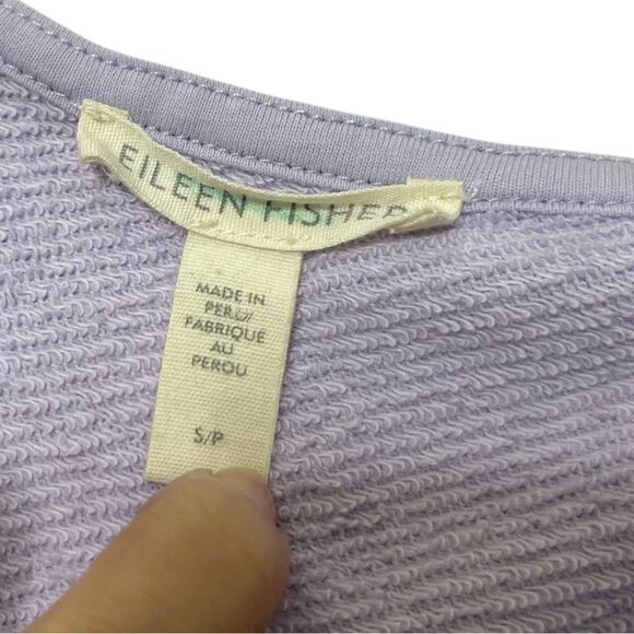 Eileen Fisher Lavender Tank Top Women’s Small Sleeveless Knit Casual Minimalist - Picture 6 of 6